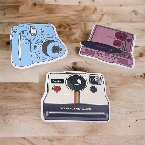 NWT Wool + Pepper Co. Retro Tech Sticker Pack (3 stickers) - Picture 1 of 1